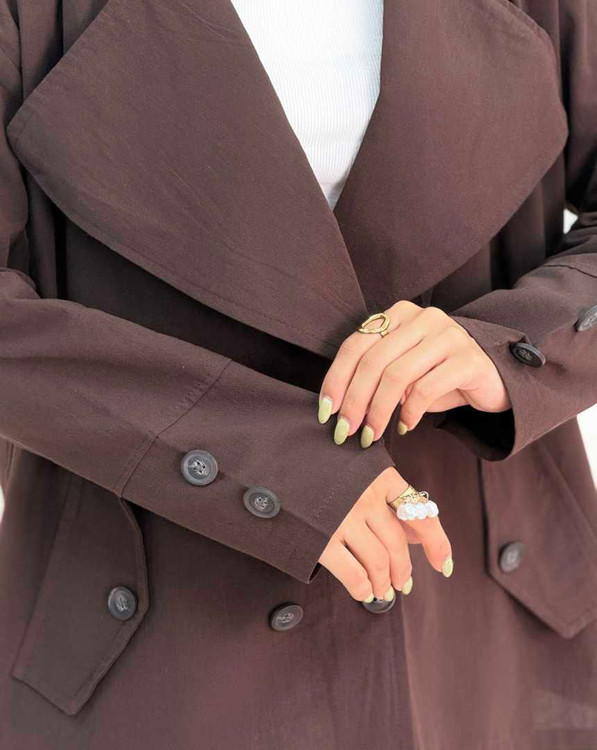 کت تک زنانه یقه پهن جنس لنین تابستانی کد 121